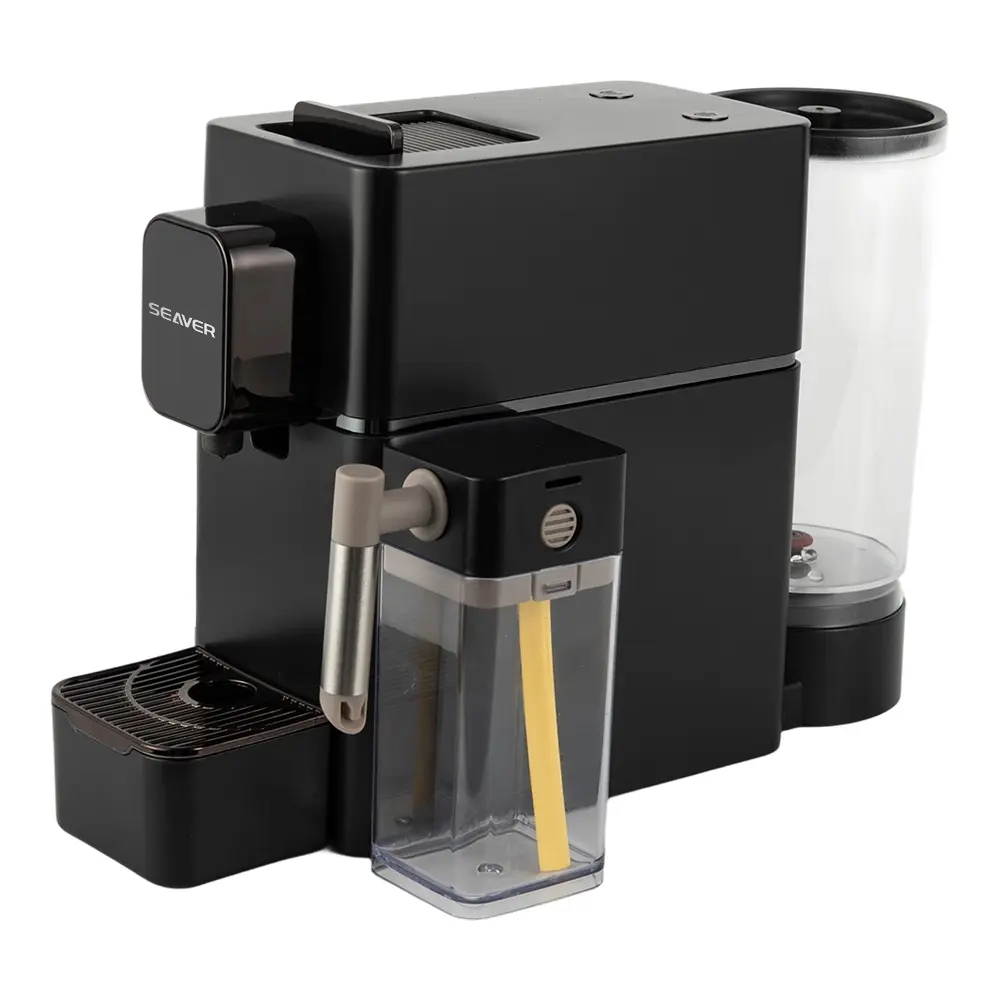 Pembuat Kopi Kapsul karo Milk Foamer